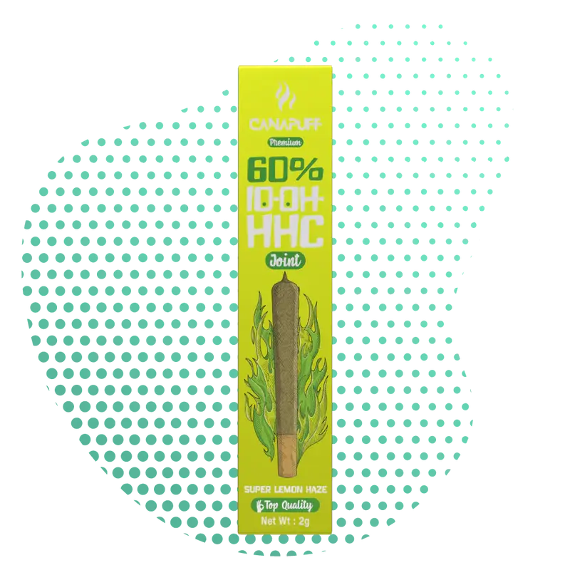 CanaPuff 10-OH-HHC voorgedraaide Super Lemon Haze, 10-OH-HHC 60%, 2 g