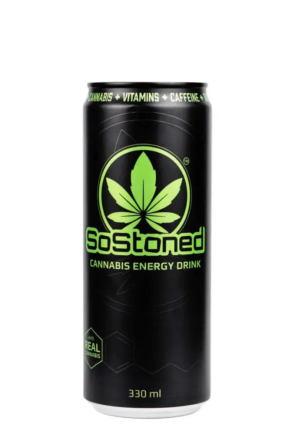 Euphoria SoStoned Cannabis Energy Drink, bez CBD, 330 ml