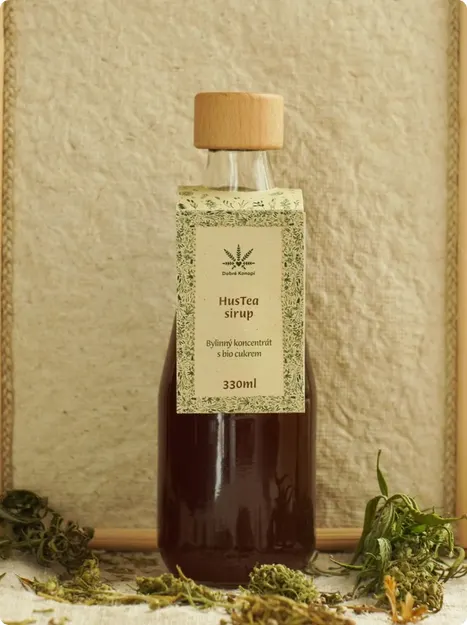 Dobre Konopi Hustea Siroop, 330 ml