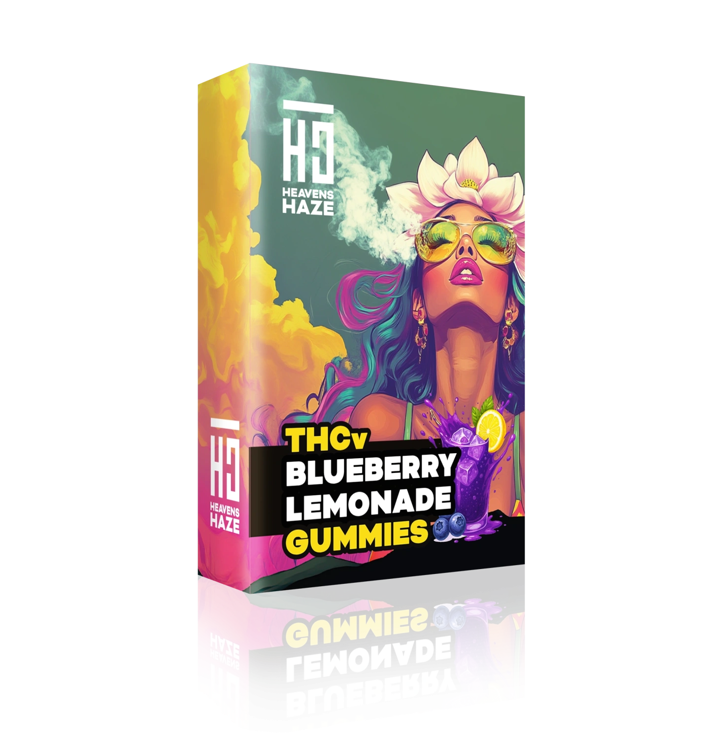 Heavens Haze THCV Gummies Blueberry Lemonade 5 pcs - 15 mg THCV + 5 mg CBN, 13,5 g