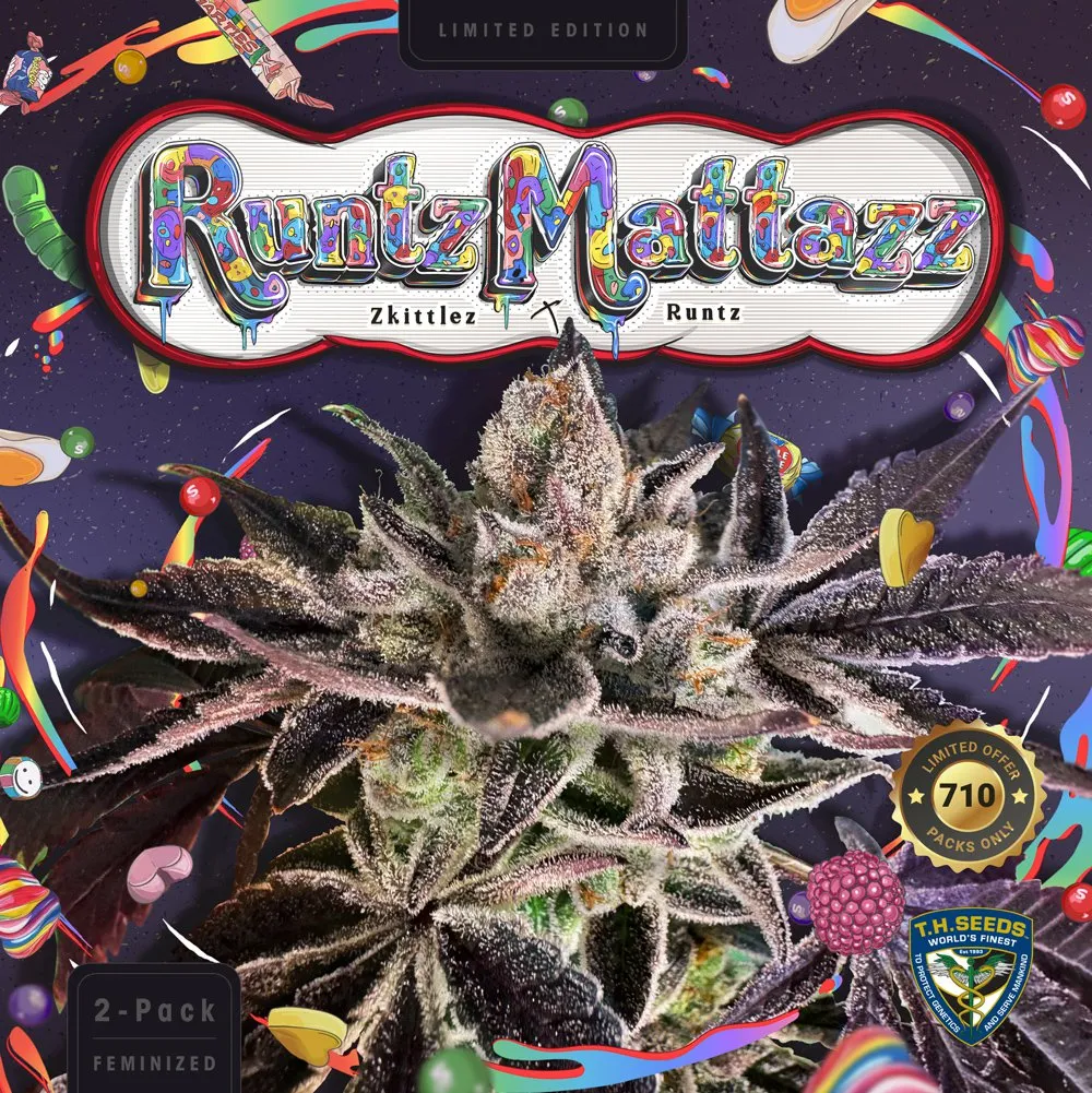 T.H.Seeds™ Cannabis Seeds RuntzMattazz, limited edition, 2 pack, feminized