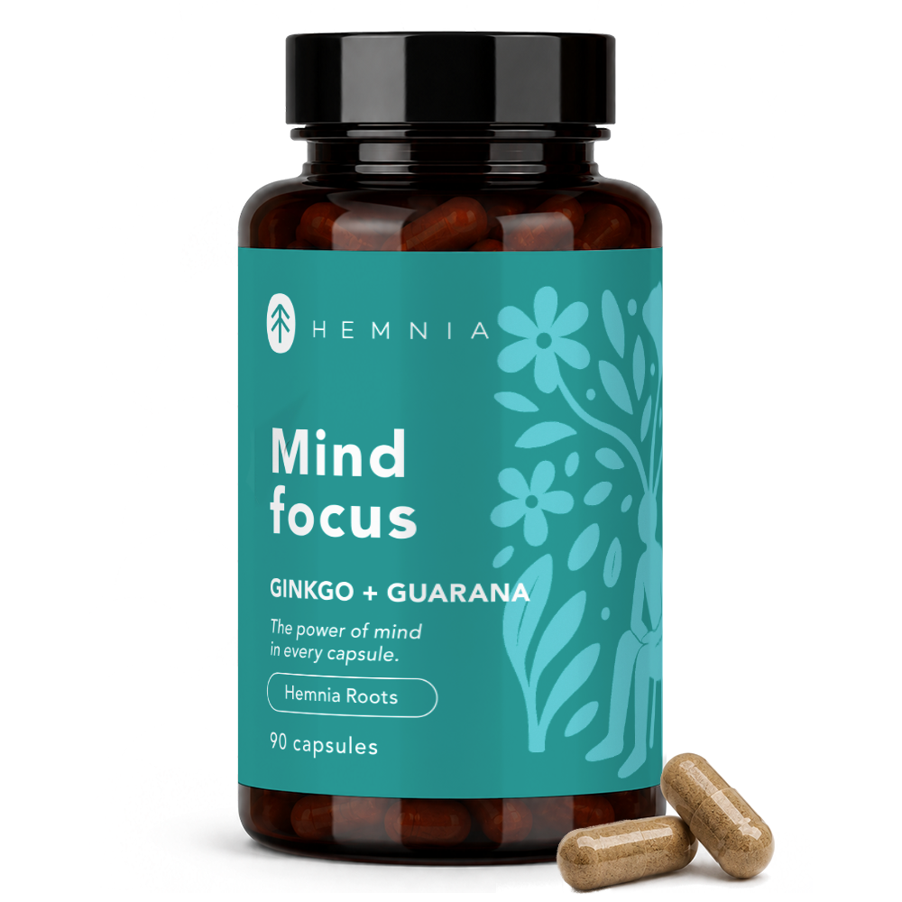 Hemnia Ginkgo + Guarana kapsule 90 x 500 mg