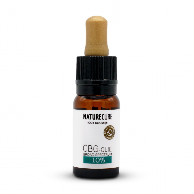 Nature Cure CBG olej - 10 % CBG, 1000 mg, 10 ml