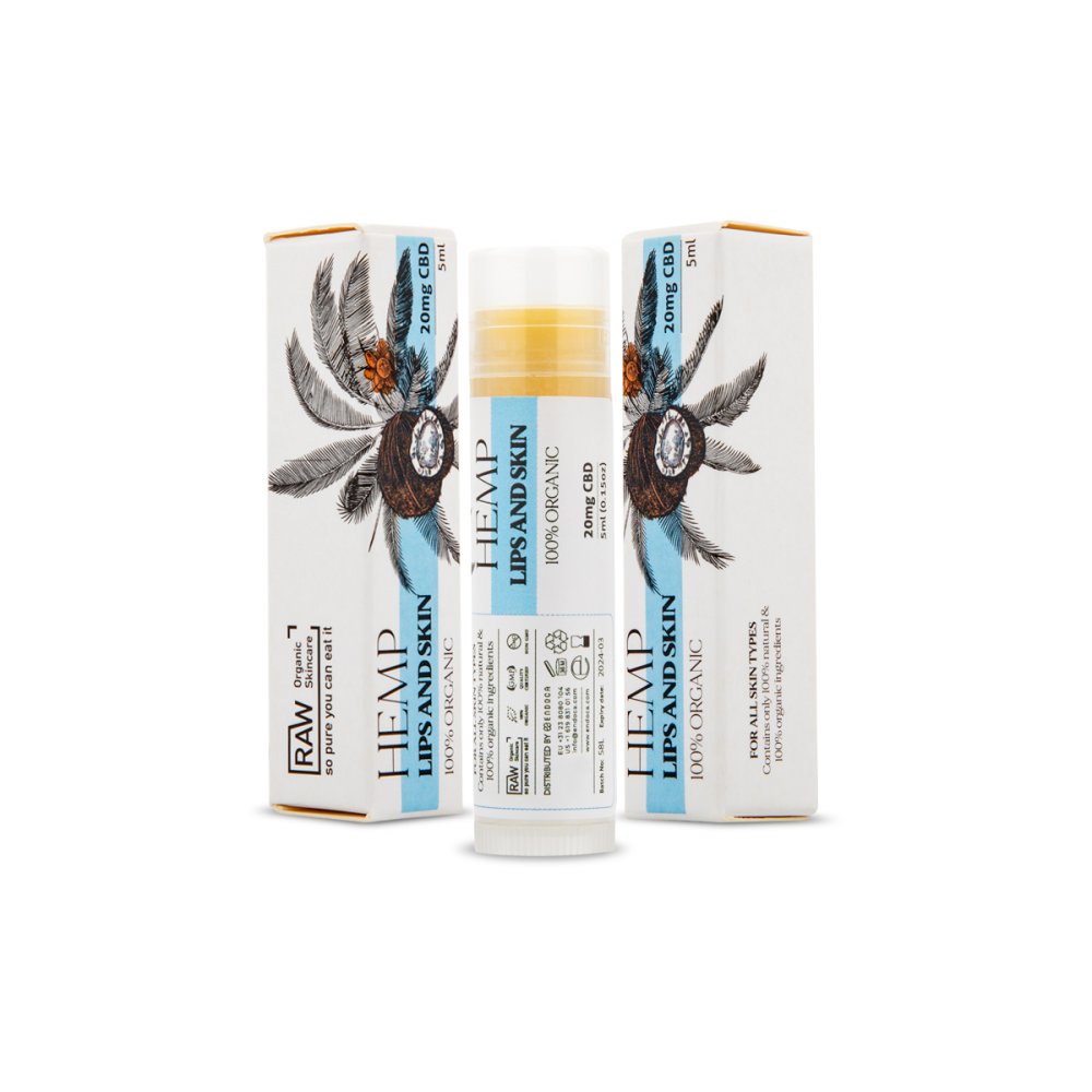 Endoca Balzám na rty a pokožku 20 mg CBD, 5 ml