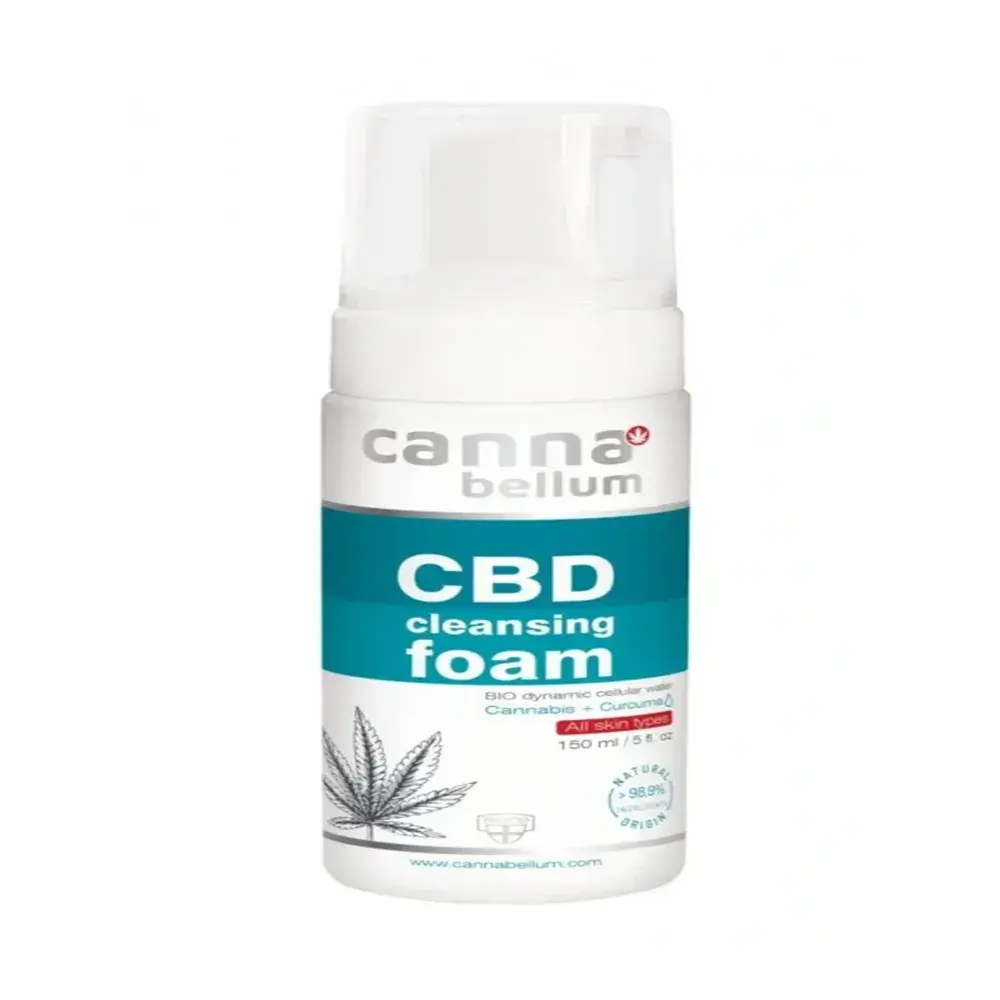 Cannabellum CBD čistiaca pena na tvár, 150 ml
