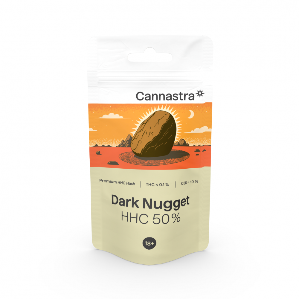 Cannastra HHC Donkere Nugget Hasj 50%, 1 g - 100 g