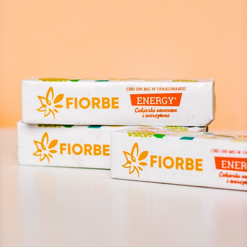 Fiorbe CBD snoepjes Energie, 100 mg CBD, 20 g