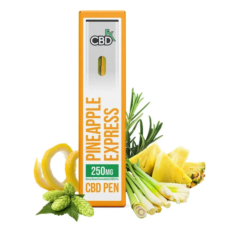 CBDfx Pineapple Express CBD Vape Pen, 250 mg, 2 ml