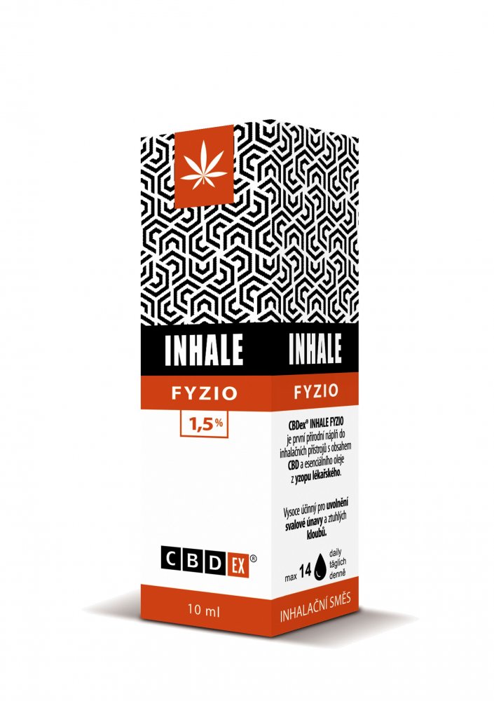 CBDex Inhaleer FYZIO 1,5%, 10 ml
