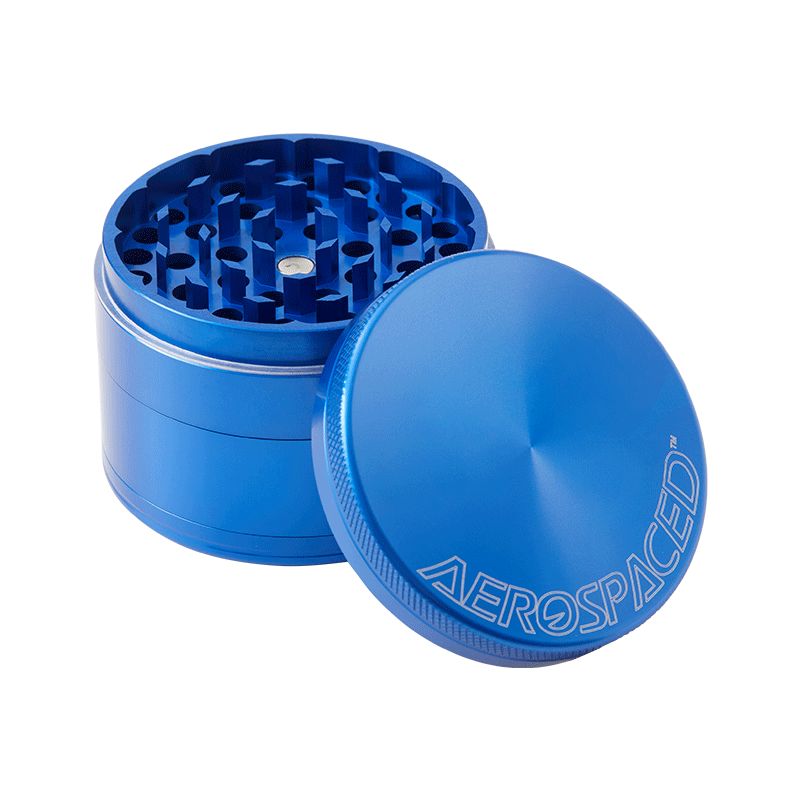 Grinder Aerospaced (4-delig) 63 mm - Lichtblauw