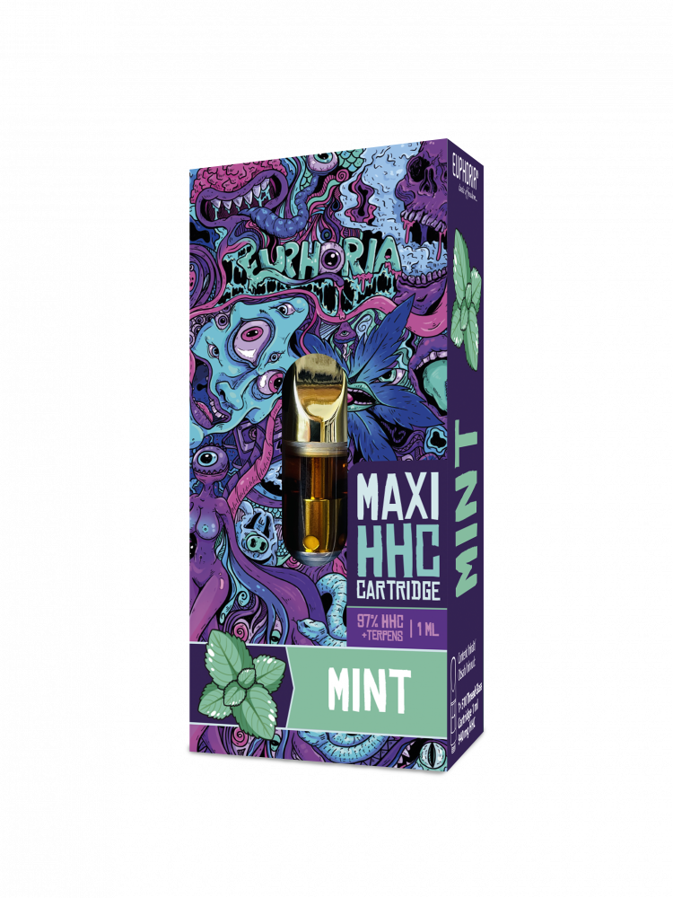 Euphoria Maxi HHC-patroon Munt, 97%, 1 ml