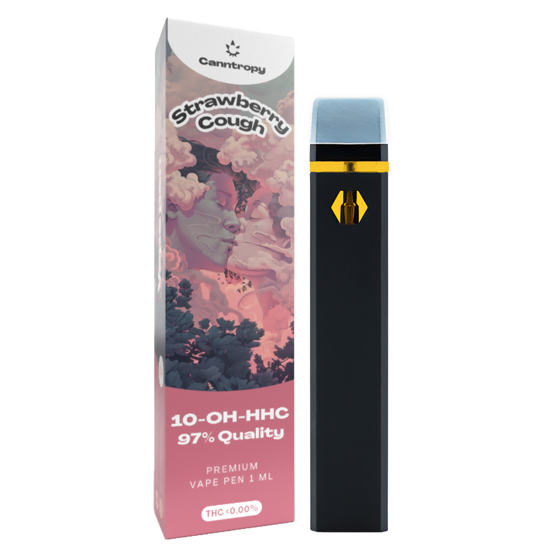 Canntropy 10-OH-HHC Vape Pen Strawberry Cough, 10-OH-HHC 97% Qualität, 1 ml