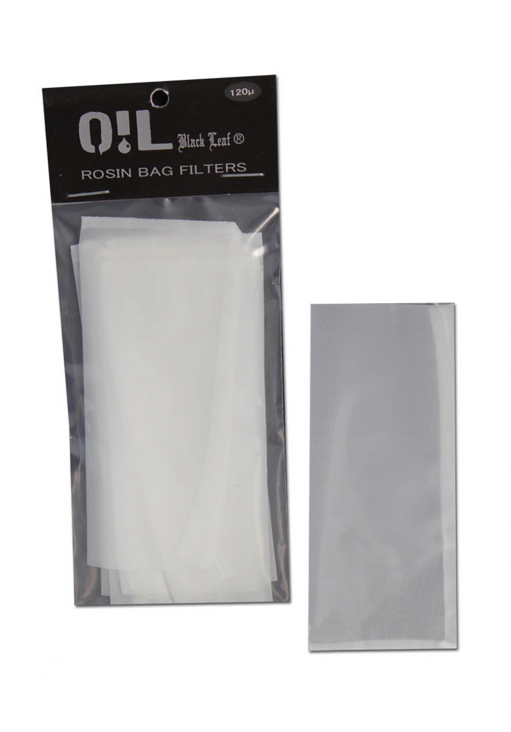Olej Black Leaf Kolofónové filtračné vrecká 50 mm x 110 mm, 30u - 250u, 10ks 10 ks 250u