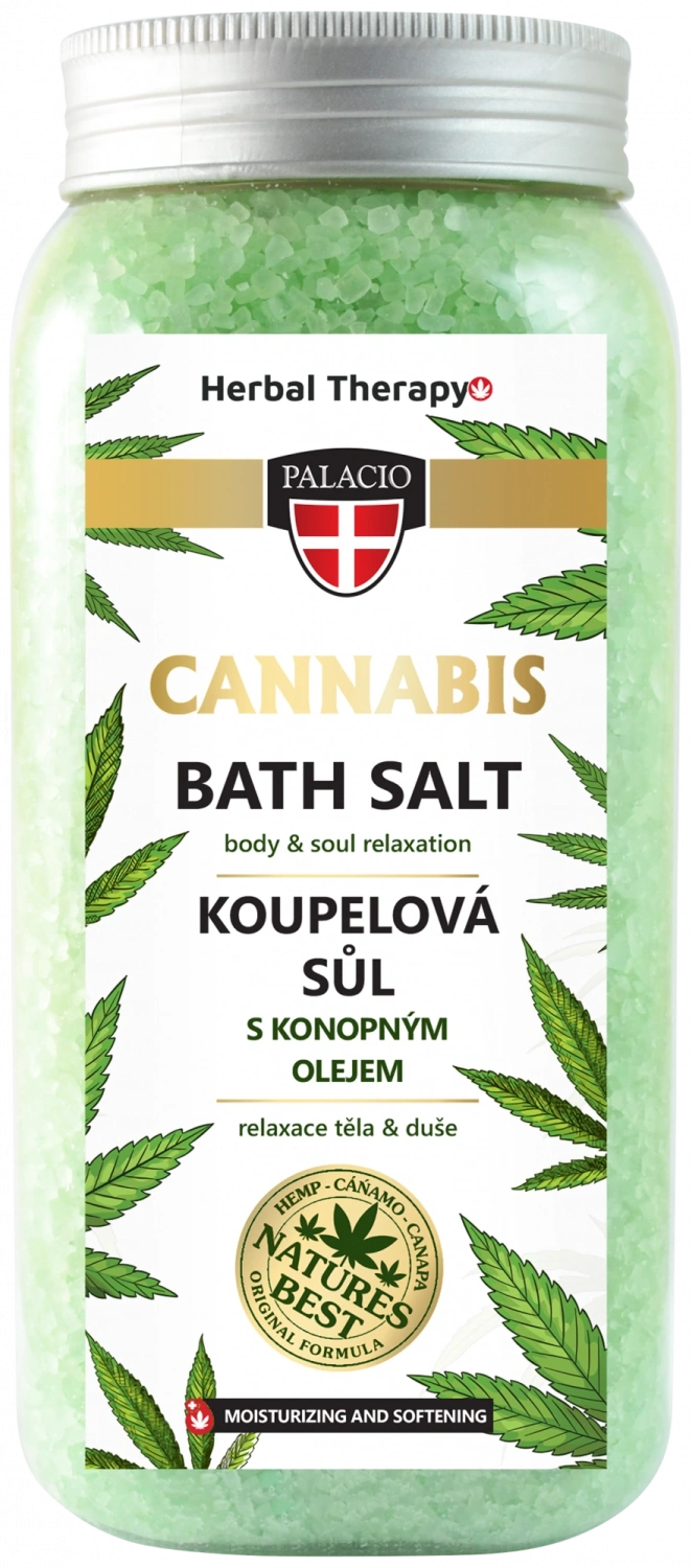 Palacio Konopná sůl do koupele, 900 g
