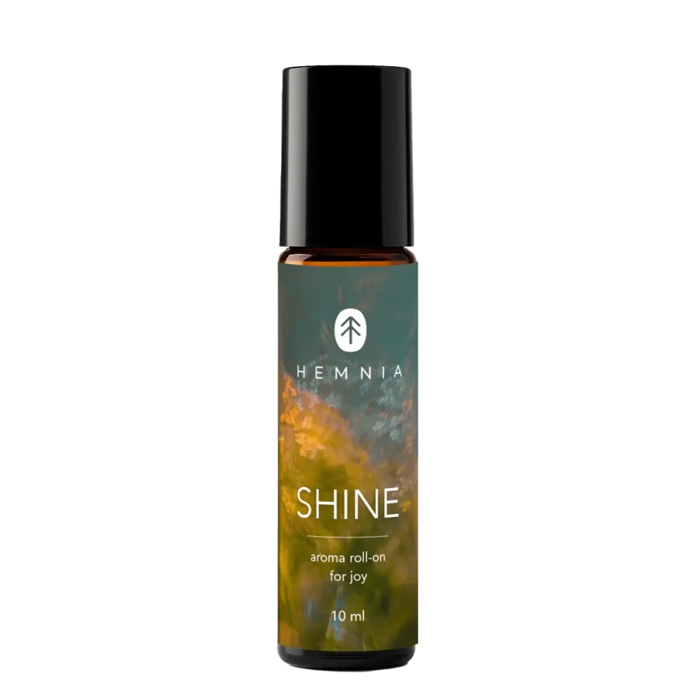 Hemnia SHINE: Přírodní aroma roll-on pro radost, 10 ml