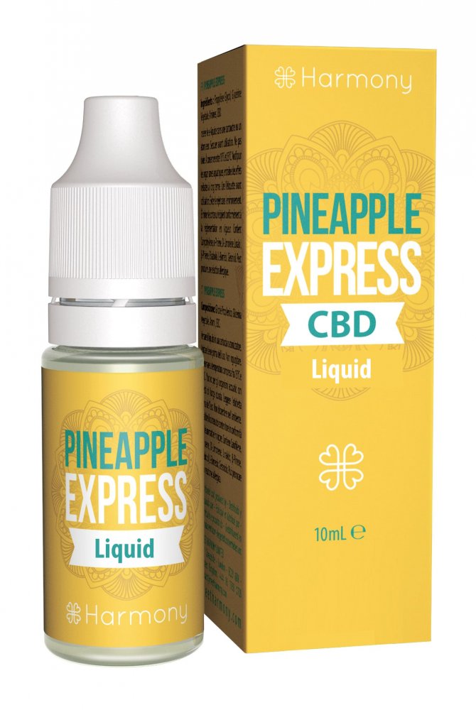 Harmony CBD Liquid Pineapple Express 10 ml, 30-600 mg CBD 600 mg CBD