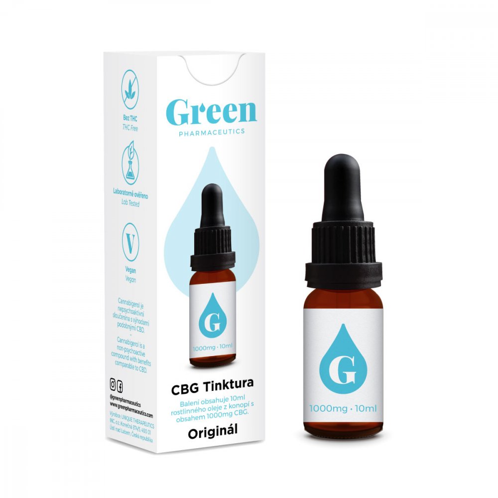 Green Pharmaceutics CBG Origin al Tinctuur - 10 %, 1000 mg, 10 ml