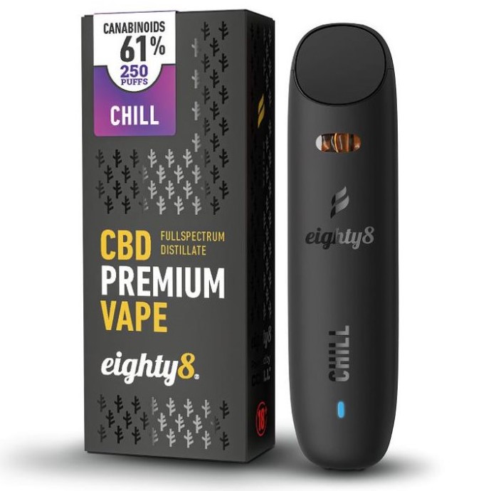 Eighty8 CBD Vape Chill, 61% CBD, 2 ml
