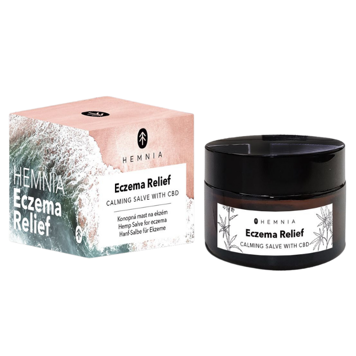 Hemnia Eczema Relief - Univerzálny konopný masť na ekzém, 250 mg CBD, 50 ml