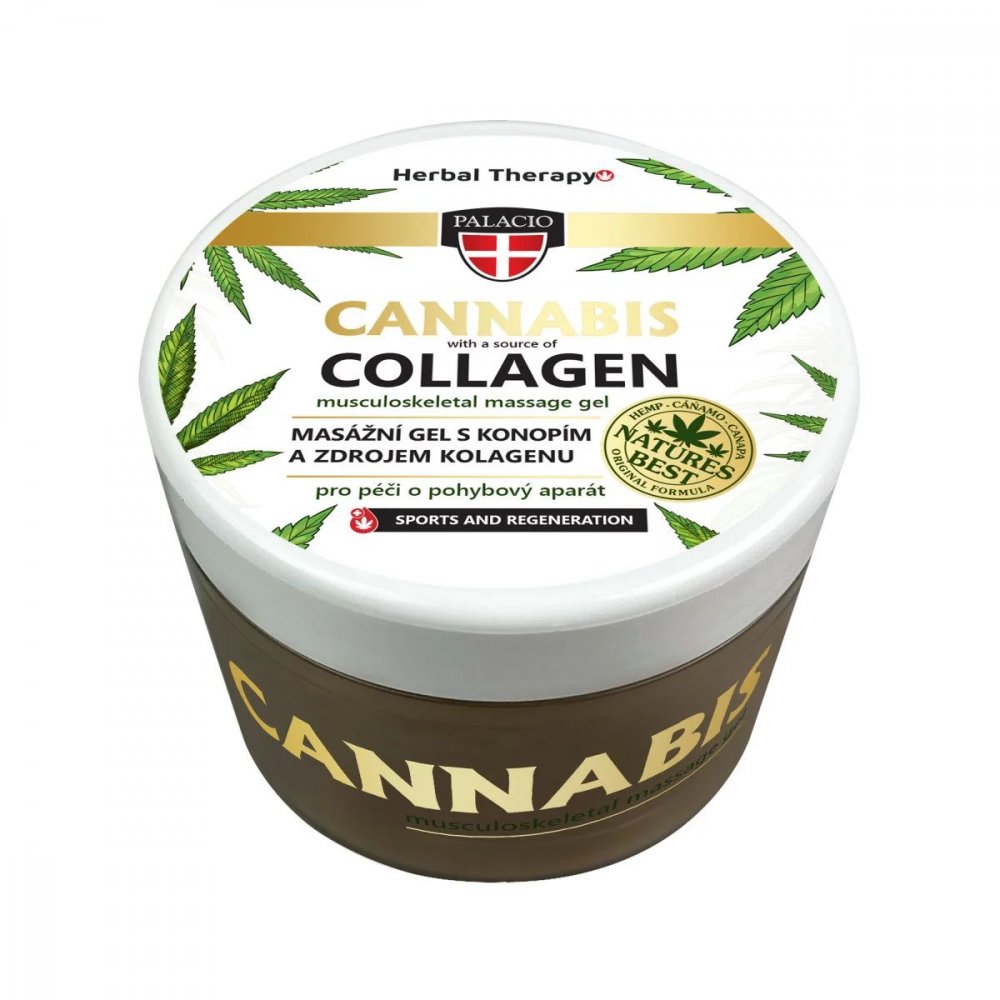 Palacio Cannabis Collageen Massagegel, 200 ml