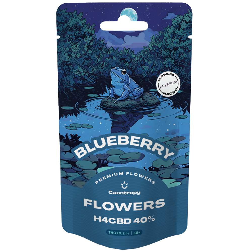 Canntropy H4CBD Flower Blueberry 40%, 1 g - 100 g 5 grama