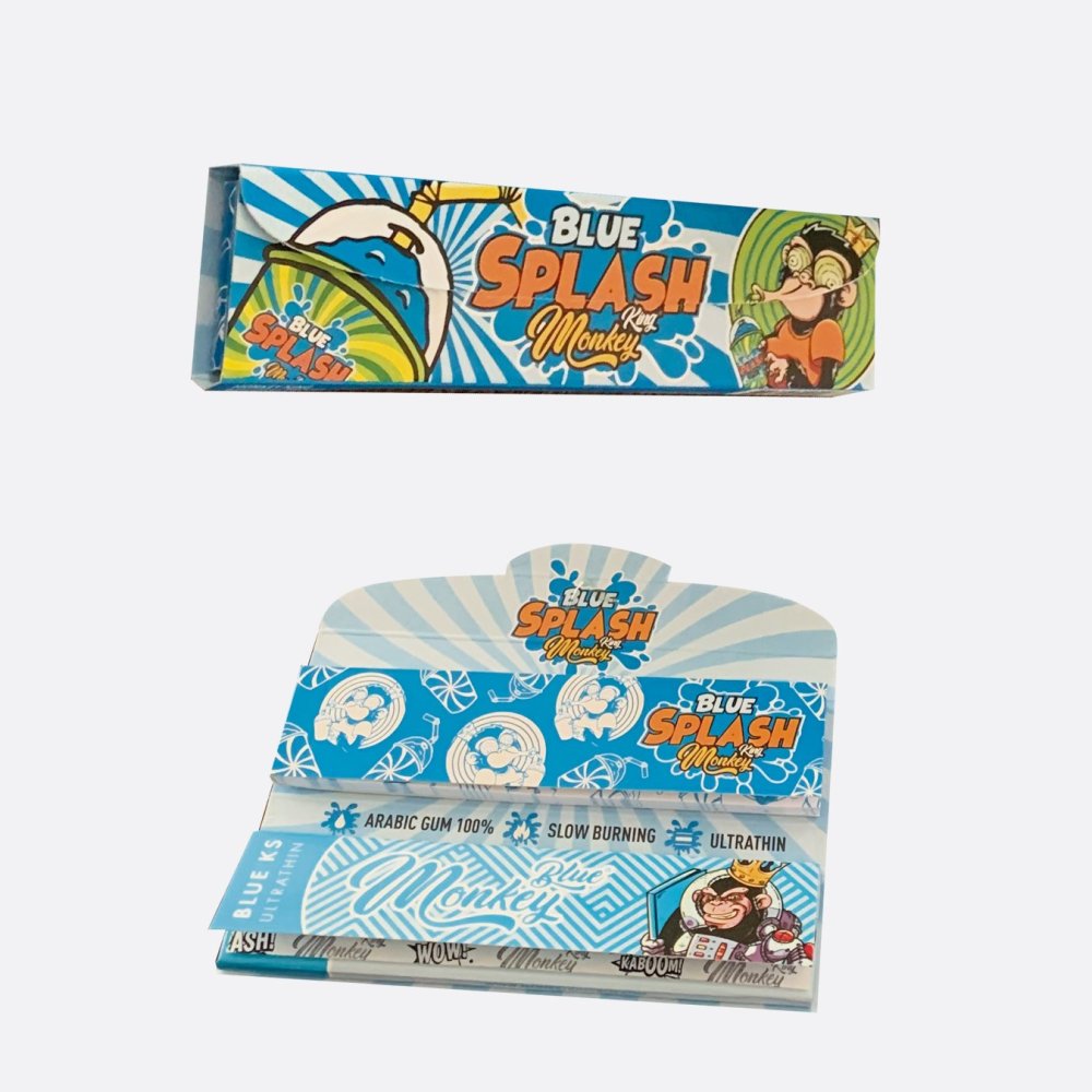 Monkey King Papieriky na rolovanie Blue Splash Touch and Smell s hrotmi (vôňa modrého špliechu)