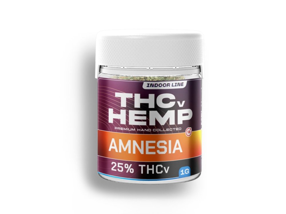 Czech CBD THCV kvety Amnesia, 25 % THCV, 1 - 1000 g 5 gramov