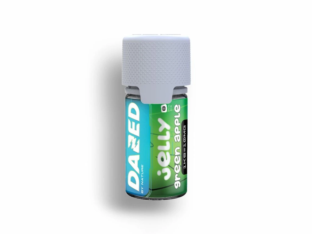 Czech CBD DAZED Jelly Green Apple, 10 mg, 8 ks