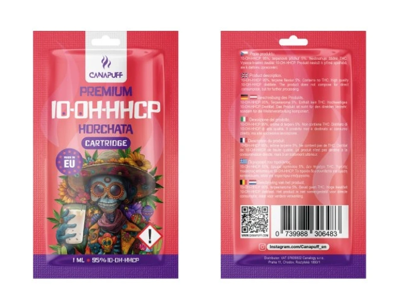 CanaPuff 10-OH-HHCP-patroon Horchata, 10-OH-HHCP 95%, 1 ml