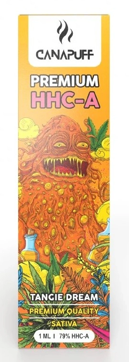 CanaPuff HHCA wegwerp vape-pen Tangie Dream, HHCA 79 %, 1 ml