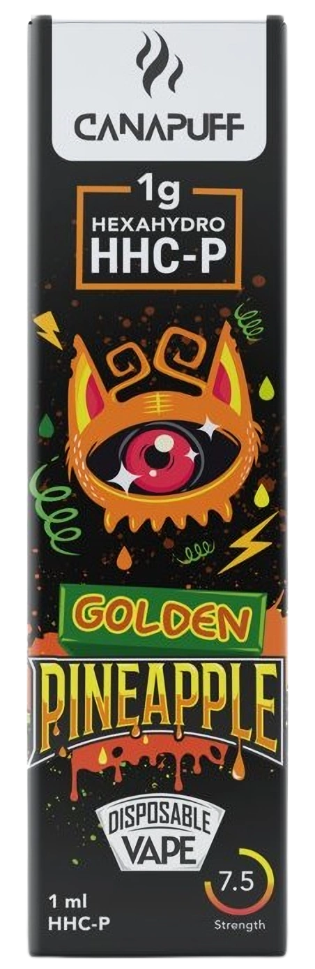 CanaPuff Golden Pineapple 96 % HHC-P - Wegwerp vape pen, 1 ml