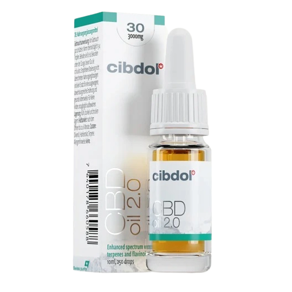 Cibdol CBD olej 2,0 30 %, 3000 mg, 10 ml