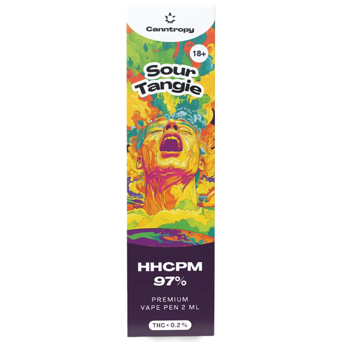 Canntropy HHCPM Vape Pen Sour Tangie, HHCPM 97% Qualität, 2 ml