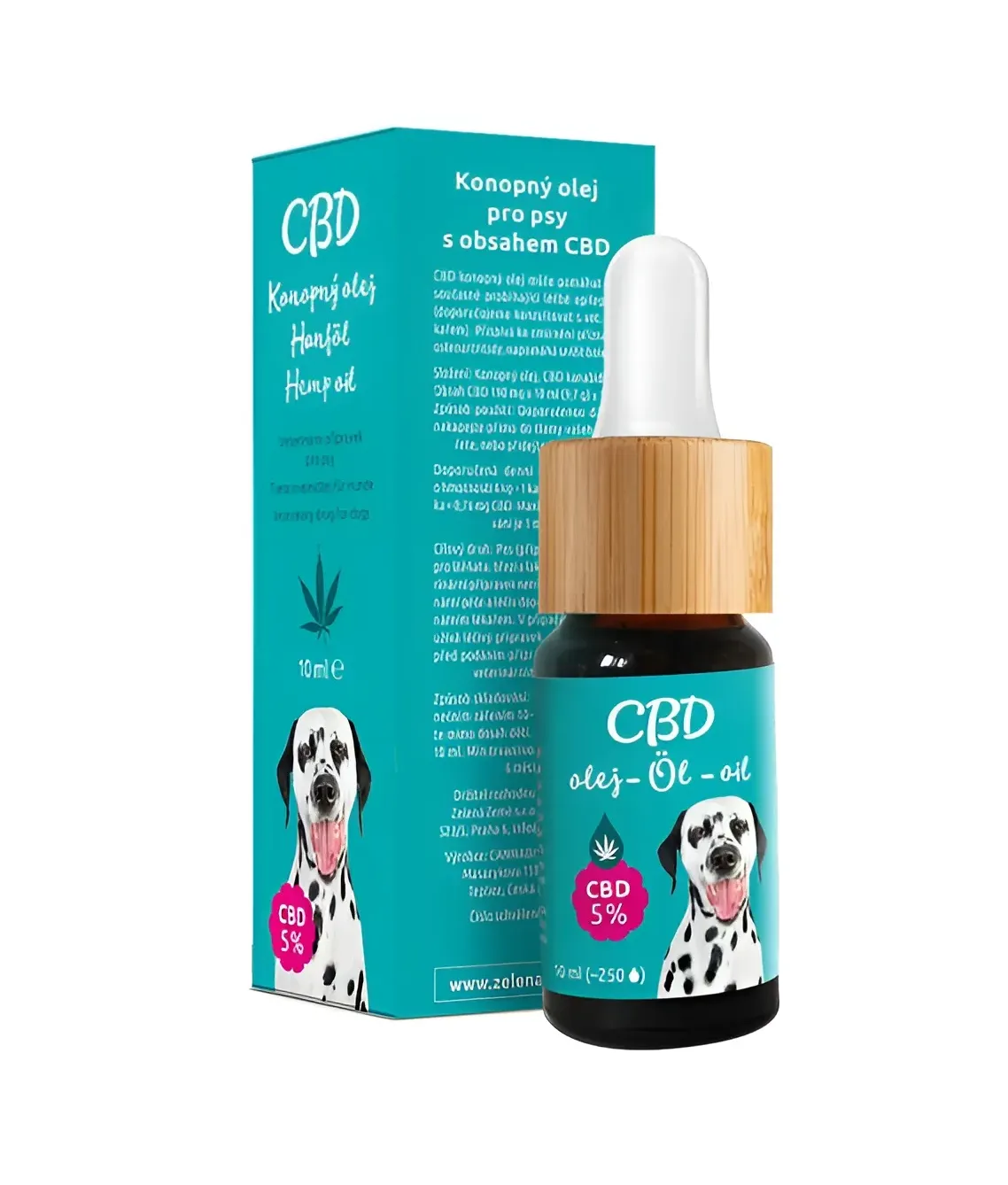CBD olej pre zvieratá 5%, 10 ml