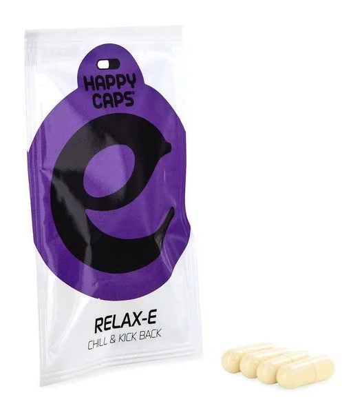 Happy Caps Relax E - Relaxačné a upokojujúce kapsuly, 4 g