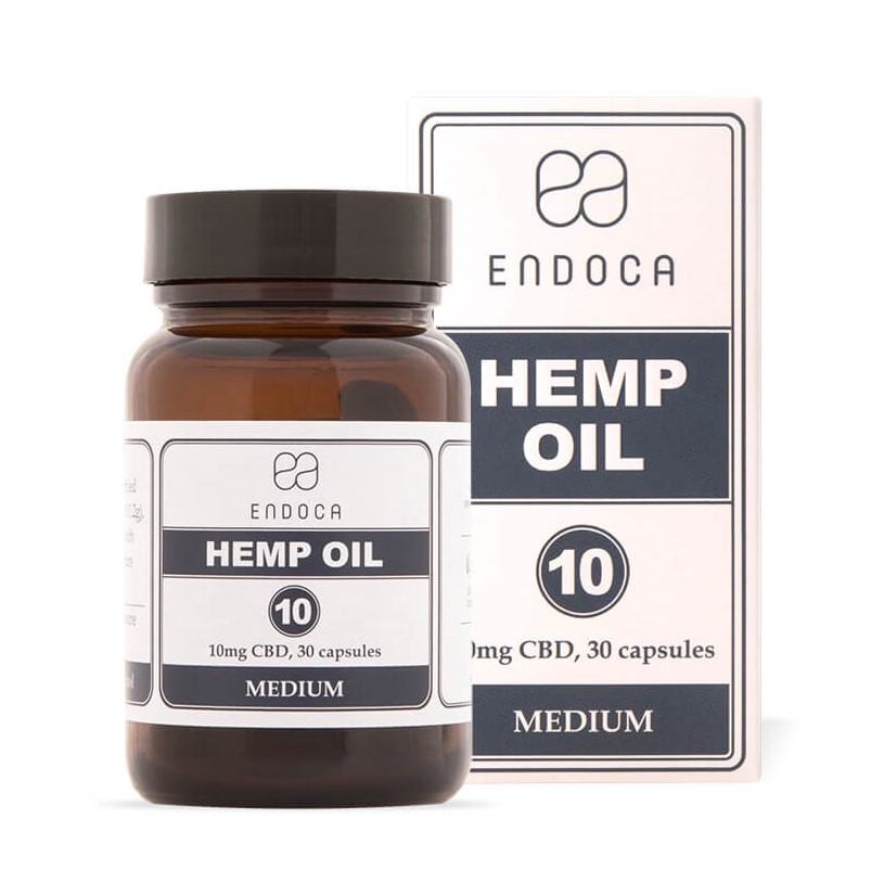 Endoca Hennepcapsules 300mg CBD, 30 x 10 mg