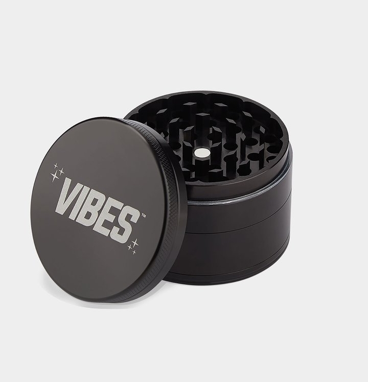 Vibes x Aerospaced Slijpmachine 4-delig, 63 mm - Zwart