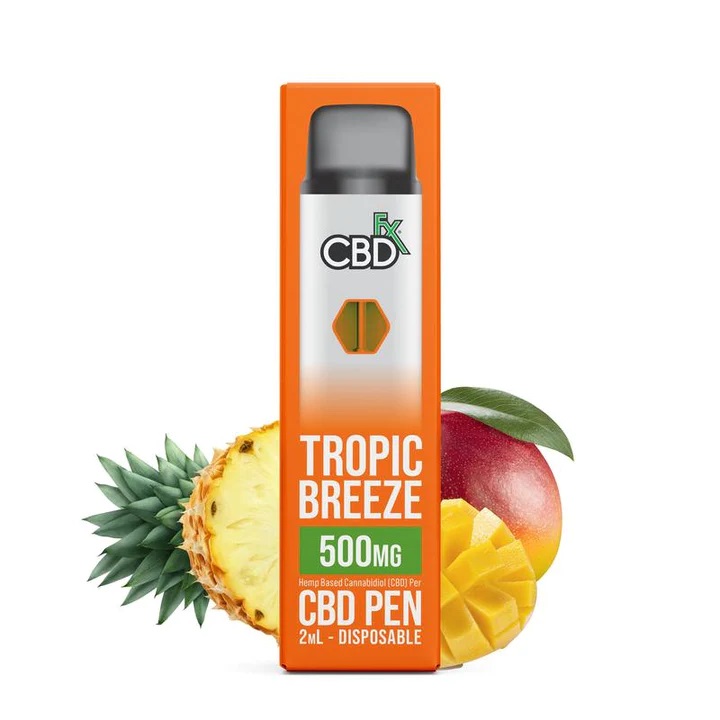 CBDfx Tropic Breeze CBD Vape-pen 500 mg CBD, 2 ml