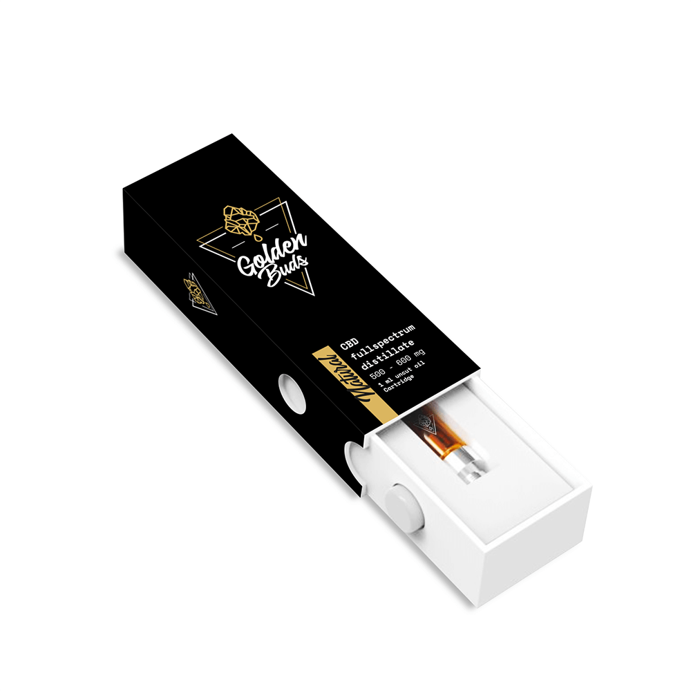 Golden Buds CBD Natuurlijk concentraatdispenser, 60 %, 0,5 ml, 300 mg