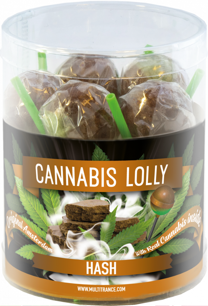Cannabis Hash Lollies – darčeková krabička (10 lízaniek), 24 krabičiek v kartóne, 4320 g