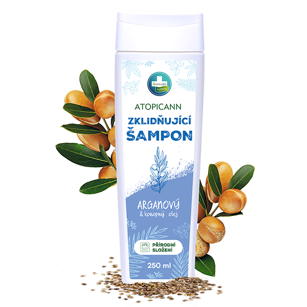Annabis Atopicann přírodní regenerační šampon, 250 ml