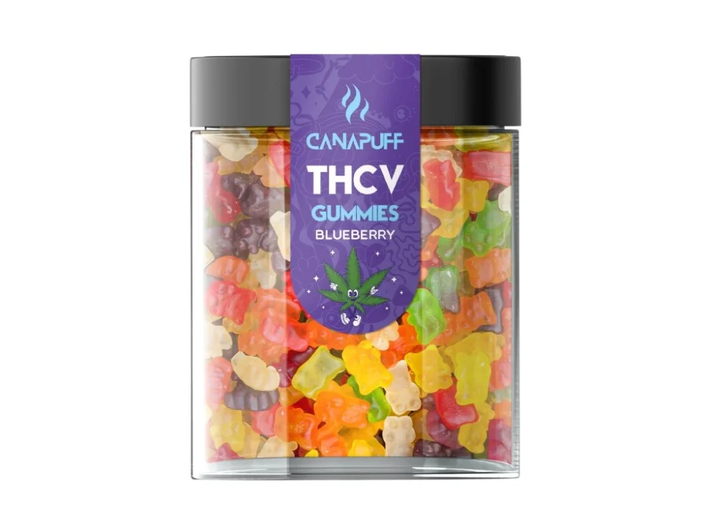 CanaPuff THCV Gummies Bosbes, 10 - 50 stuks