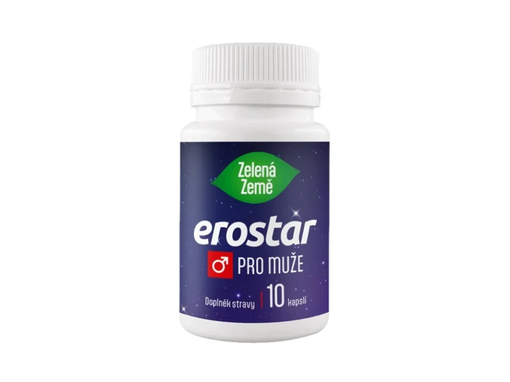 Zelena Zeme Erostar voor mannen, 10 capsules