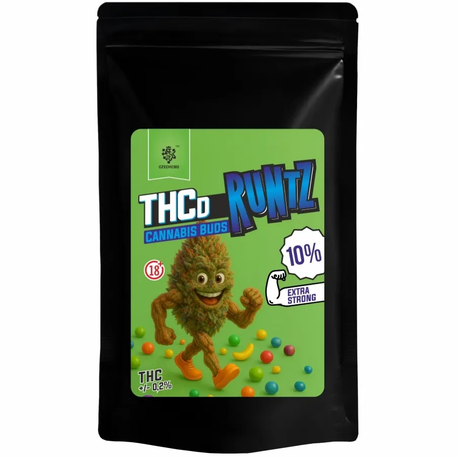 Tsjechische CBD THCD Runtz bloem, 10% THCD, 1 - 1000 g