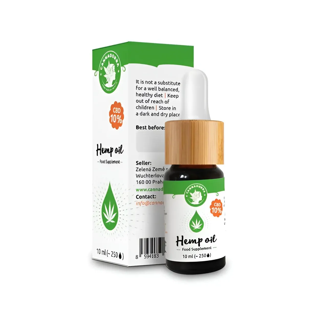 CBD konopný olej 10% 10 ml
