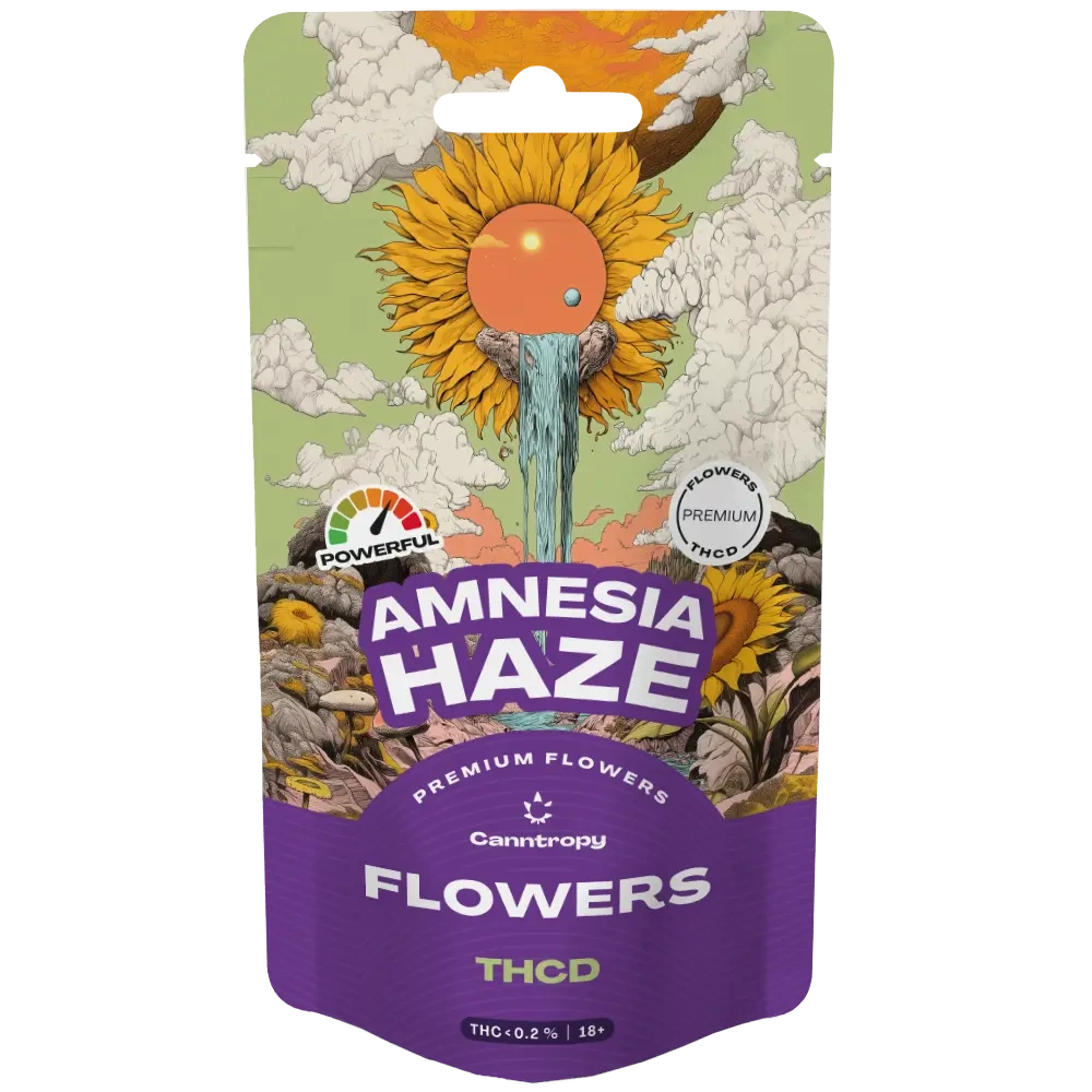 Canntropy THCD Flower Amnesia Haze, 10 % THCD, 1 - 100 g 100