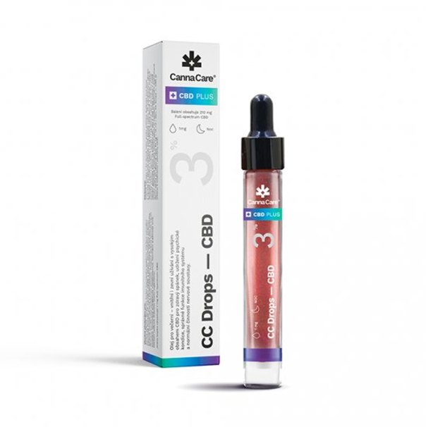 CannaCare CC-druppels met CBD 3 %, 7 ml, 210 mg