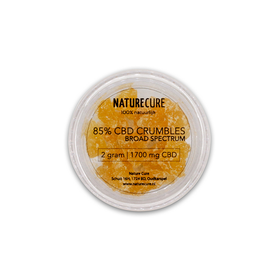 Nature Cure CBD Verkruimelt 85%, 1700 mg, 2 gr