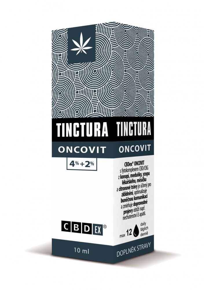 CBDex Tinctura Oncovit 4%+2% 10 ml