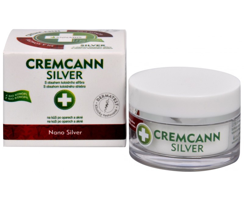 Annabis Cremcann Silver hennepcreme met colloidaal zilver 15 ml